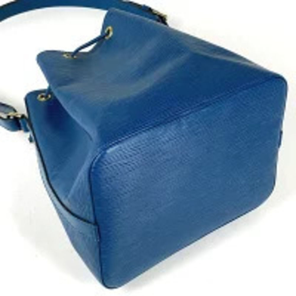 Louis Vuitton Bag Shoulder Drawstring Epi Blue Noe Hobo Toledo Leather Blue